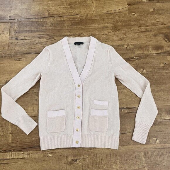 J.Crew Sweaters - Womens J. crew merino wool cardigan‎ xs blush pink Xsmall